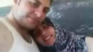 Arab Couple Kissing