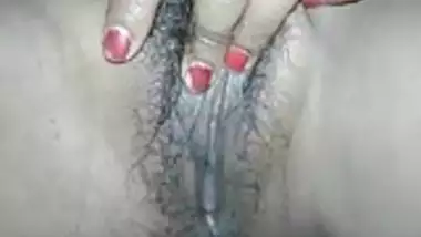 Bengali hairy pussy fingering then creampie