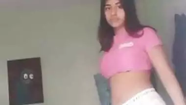 Preety Indian teen strip part1