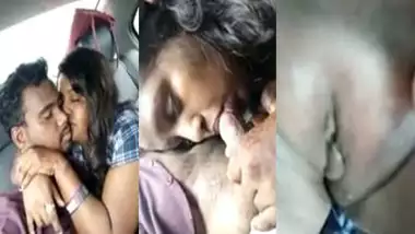 Busty GF Telugu car sex MMS video