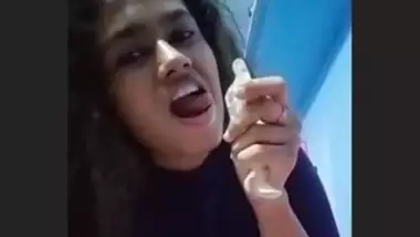 Ambika Krishnan Drinking Boyfriend Spem from Condom