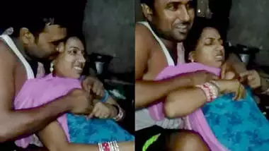 desi couple hot boob press i