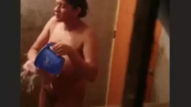 Sexy Boudi Bathing record by Hidden Cam