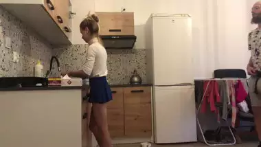 Hot Sex In The Kitchen While Cooking