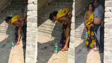 Indian Bhabhi illicit sex in the outdoors