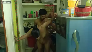 Telugu Couple Standing Hot Sex