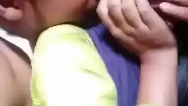 Lucky Boy Enjoying with GF In Front of her Sister