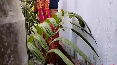 Horny Tamil aunty takes a young dick in her garden